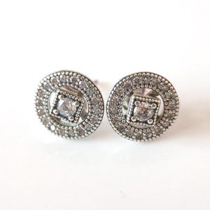 925 Sterling Silver Elegant Vintage Stud Earrings,Earrings for women,Fashion jewelry,Gift for her