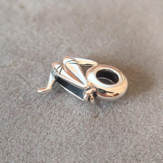 GNOCE Noir Crâne Pendentif Breloque En Argent Sterling