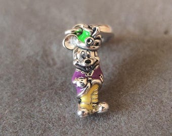 Dije colgante de Mickey Caballero de Disney Parks compatible con pulseras Pandora/Joyería hecha a mano/Regalo para ella/Joyería de plata 925 para mujer y niña