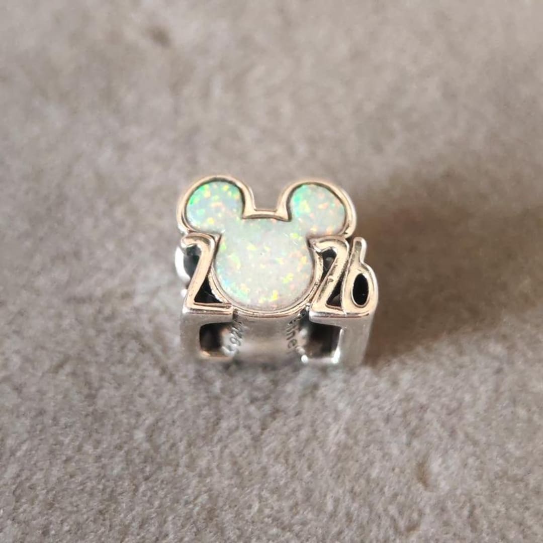 Disney Parks 2026 Mickey Castle Charm for Pandora Charms Bracelets