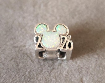 Disney Parks 2026 Mickey Castle Charm For Pandora Charms Bracelets Handmade Jewelry