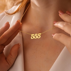 Colar de prata esterlina 925 com número de anjo, números da sorte personalizados, colar com números, joias personalizadas, joias com números esportivos, presente para ela