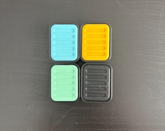 3D-Printed Magnetic Fidget Slider Toy - Summer 4-Pack