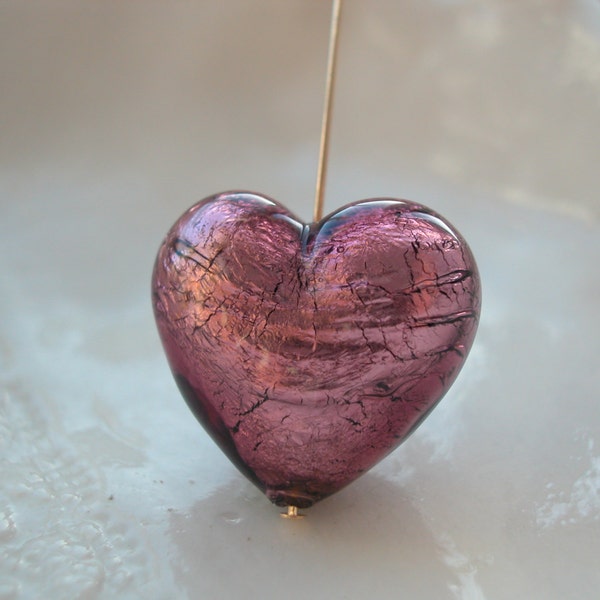 20mm Venetian Murano Glass Heart