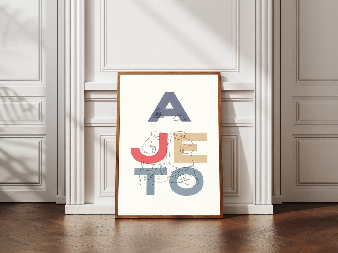 Buurman En Buurman Kids Poster, A4 A3 A2, Child Room Poster, A JE TO - Etsy