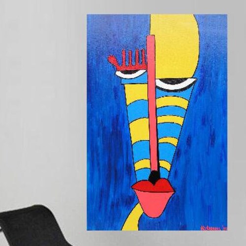 Mr. Sweden... painting, 23.6x15.7