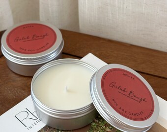 Rose Scented Candle| Rose, Basil and Patchouli| Valentines Day Gift