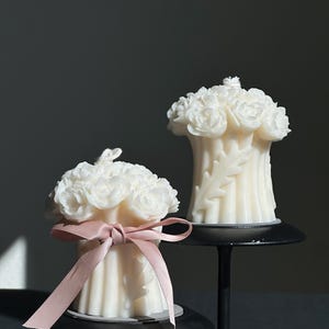 Bouquet Soy Candle, Valentine’s Flower Candle
