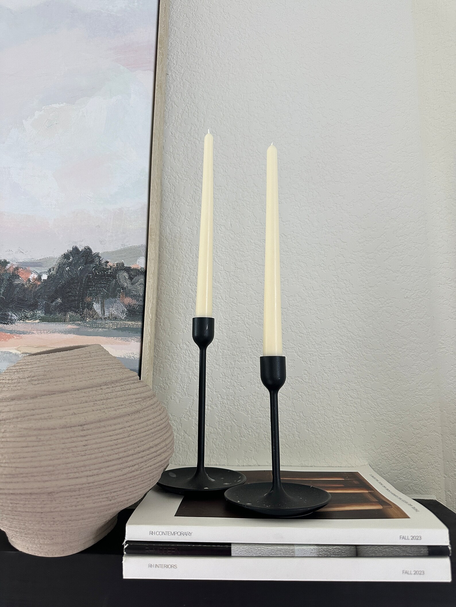TAPER CANDLES SEET OF TWO main image 0