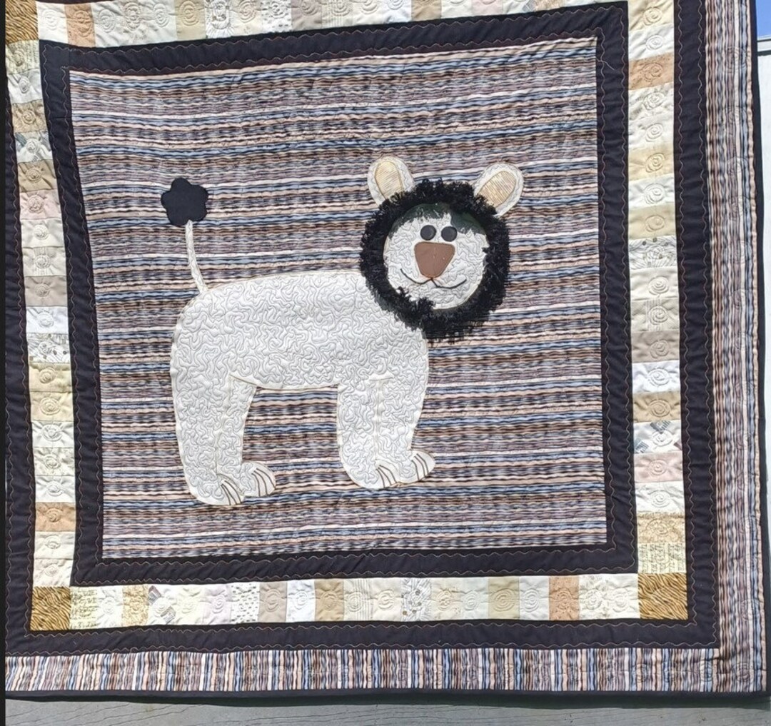 Original Handmade simba Lion Kid's Quilt and Etsy