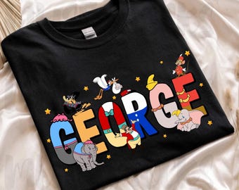 Personalized Dumbo Movie Shirt, Dumbo Jumpo Flying Elephants Shirt, Disney Dumpo Birthday Party Shirt, Animal Kingdom Trip Outfits