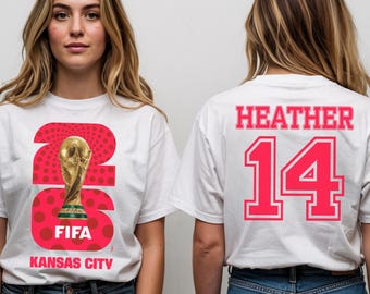 2026 FIFA World Cup Fan Shirt - Personalized Soccer Jersey for Host City Pride