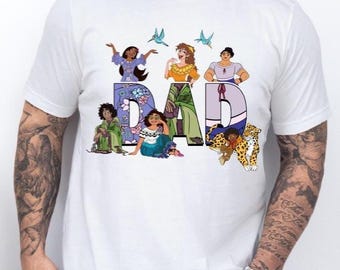 Custom Encanto Dad T-Shirt, Madrigal Family Tee