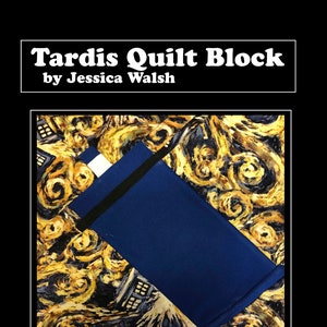 Tardis Quilt Block Pattern image 1