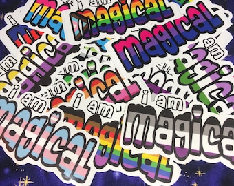 I Am Magical Queer Stickers