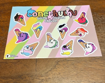 Pride Conethulu - Sticker Sheet
