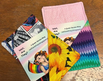 Corner Cover Fabric Bookmarks Trio