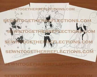 Sailor Moon Coloring Book Set 1