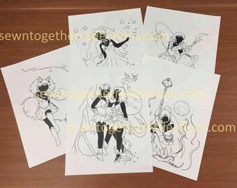 Sailor Moon Coloring Book Set 2