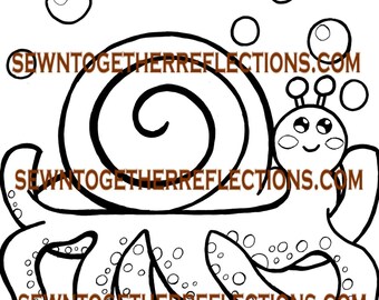 Friendipals: Octosnail Coloring Page