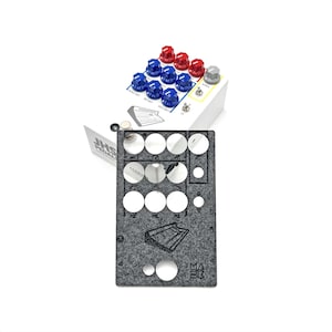 JHS Colour Box V2 Preamp EQ Dust Cover – Custom Protective Overlay for Effects Pedals