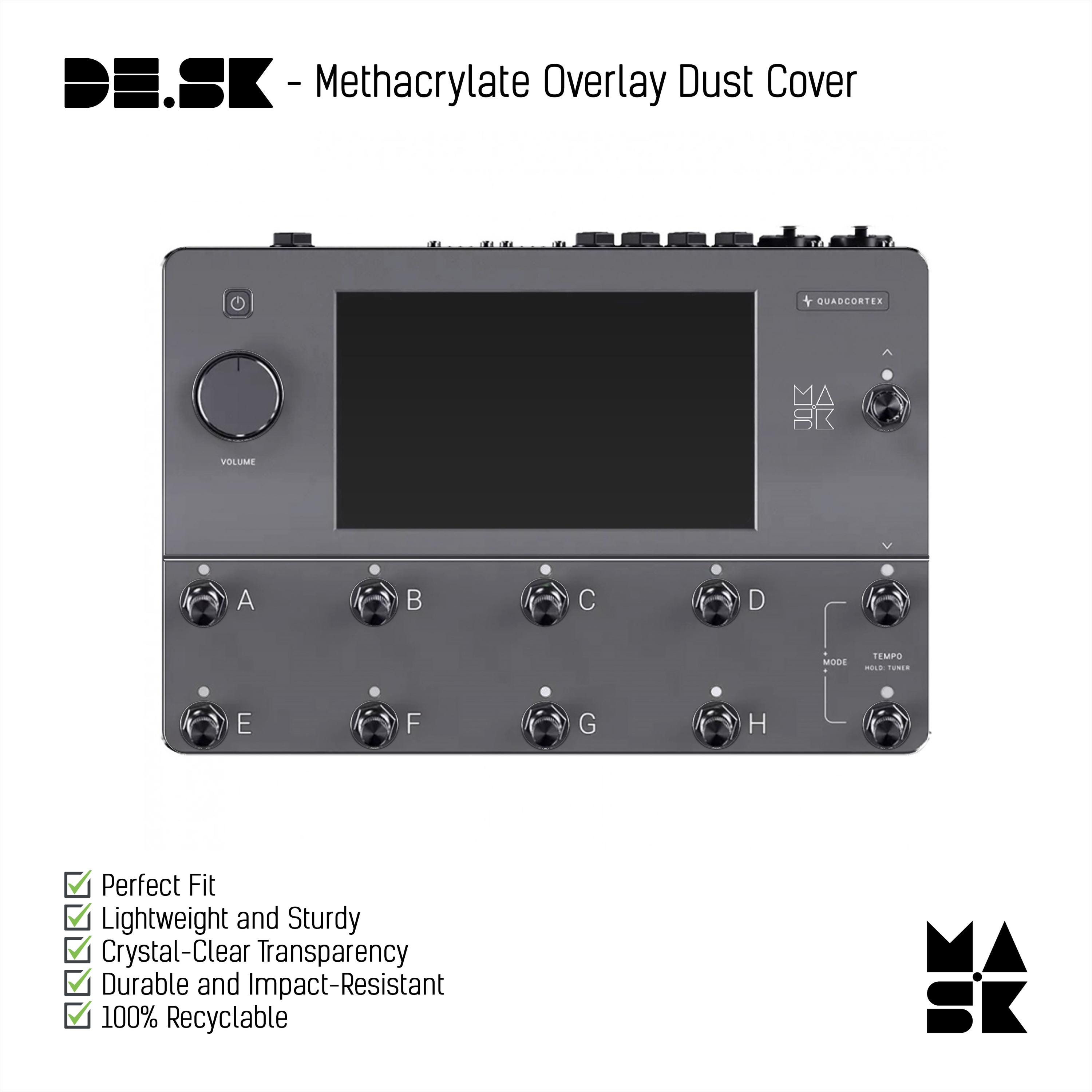 Neural DSP Quad Cortex Dust Cover – Custom Protective Overlay for