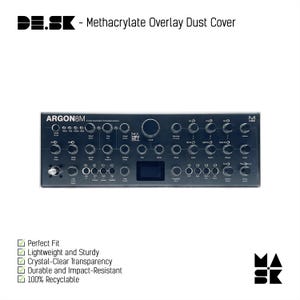 Sturdy Protective Overlay Dust Cover for Modal Electronics Argon8M / Carbon8M / Cobalt8M Synthesizer