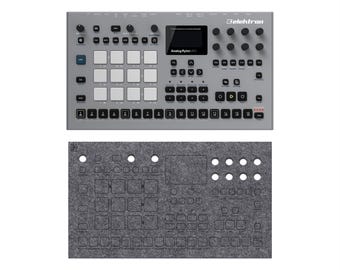 Elektron Analog Rytm MKII Dust Cover - Protective Overlay for Synthesizers & MIDI Controllers