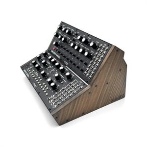 Moog 2-Tier Solid Wood Rack Stand for Semi-Modular Synths - fits DFAM, Mother-32, Subharmonicon, Spectravox, Labyrinth & 60hp Eurorack Case