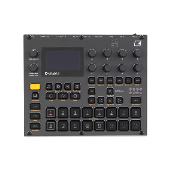 Elektron Digitakt II + Decksaver… Sturdy Protective Overlay Dust Cover for Elektron Digitakt II