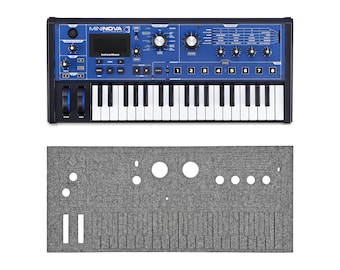 Novation Mininova - Funda protectora antipolvo para sintetizadores y controladores MIDI