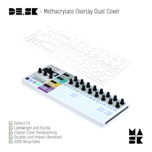 Sturdy Protective Overlay Dust Cover for Arturia BeatStep Pro