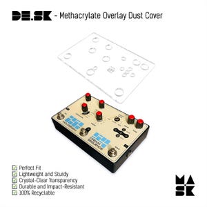 Sturdy Protective Overlay Dust Cover for Hologram Electronics Dream Sequence Effects Pedal