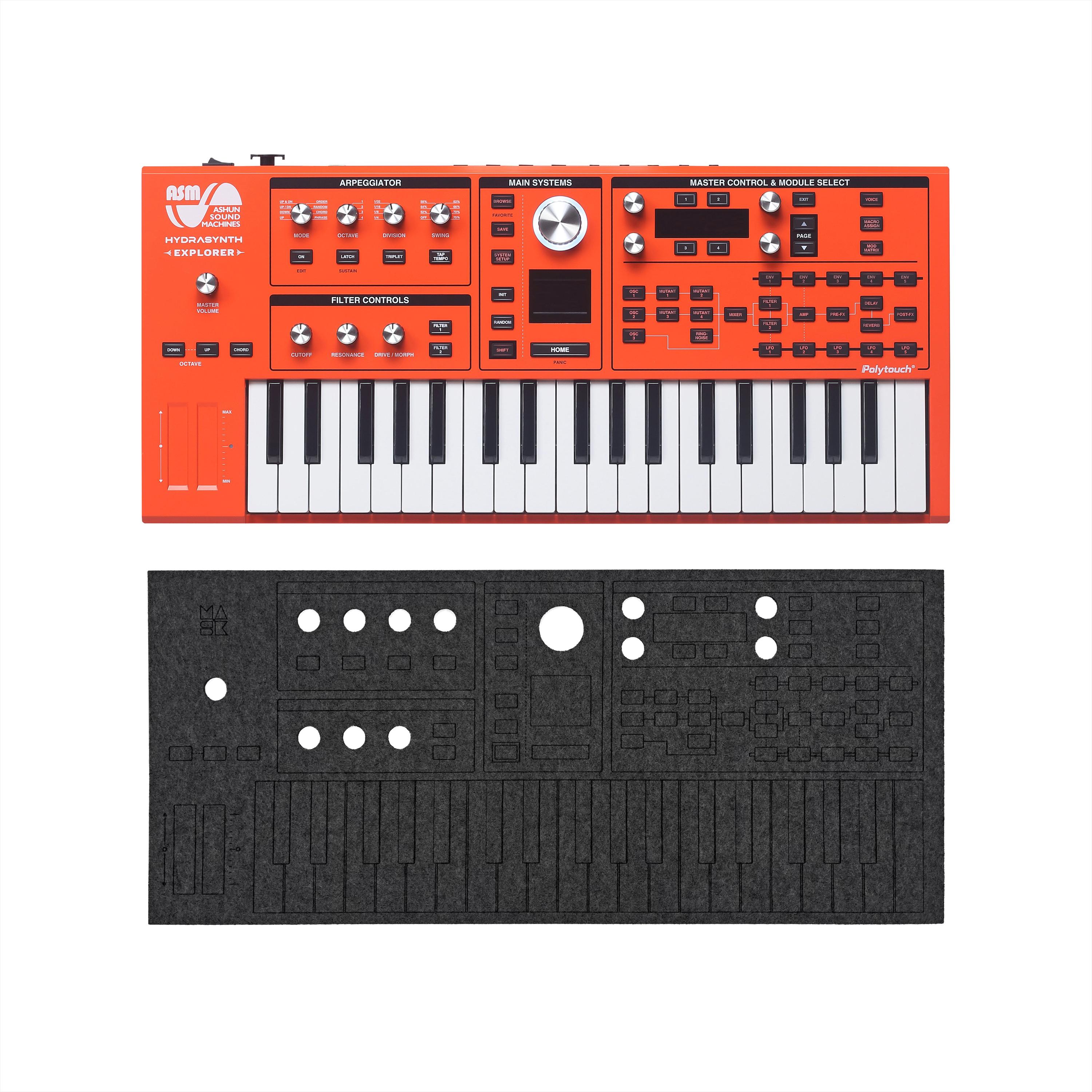 ASM Hydrasynth Explorer - Protective Dust Cover for Synthesizers