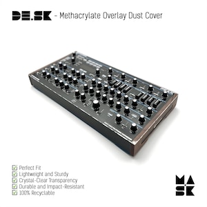 Sturdy Protective Overlay Dust Cover for Novation Peak Synthesizer