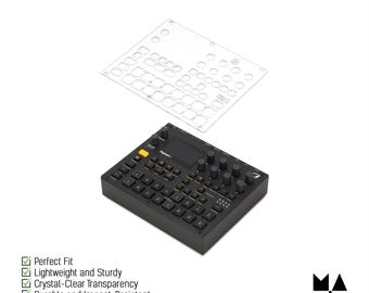 Sturdy Protective Overlay Dust Cover for Elektron Digitakt II Digital Drum Computer and Stereo Sampler