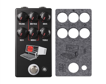 JHS Hard Drive Dust Cover – Custom Protective Overlay for Effects Pedals