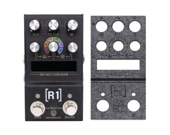 Walrus Audio MAKO Series MKII: R1 High-Fidelity Stereo Reverb Dust Cover – Custom Protective Overlay for Effects Pedals