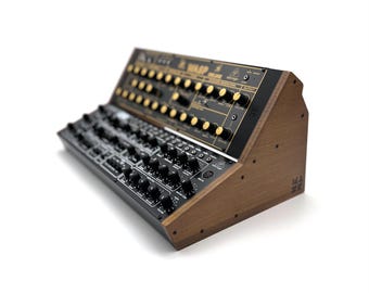 Behringer 2-Tier and 3-Tier Solid Wood Rack Stand for all 70HP & 80HP Semi-Modular Synths | Stackable with Spacers