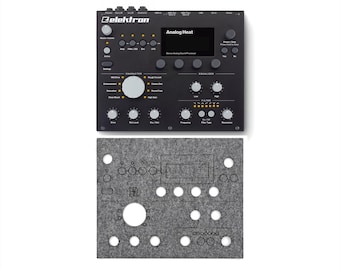 Elektron Analog Heat MKI Dammskydd – Anpassat skyddsskydd för syntar och MIDI-kontroller