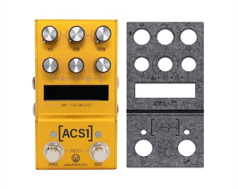 Walrus Audio MAKO Series MKII: ACS1 Amp + Cab Simulator Dust Cover – Custom Protective Overlay for Effects Pedals