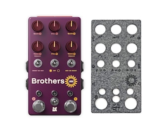 Chase Bliss Brothers AM Dust Cover – Custom Protective Overlay for Effects Pedals