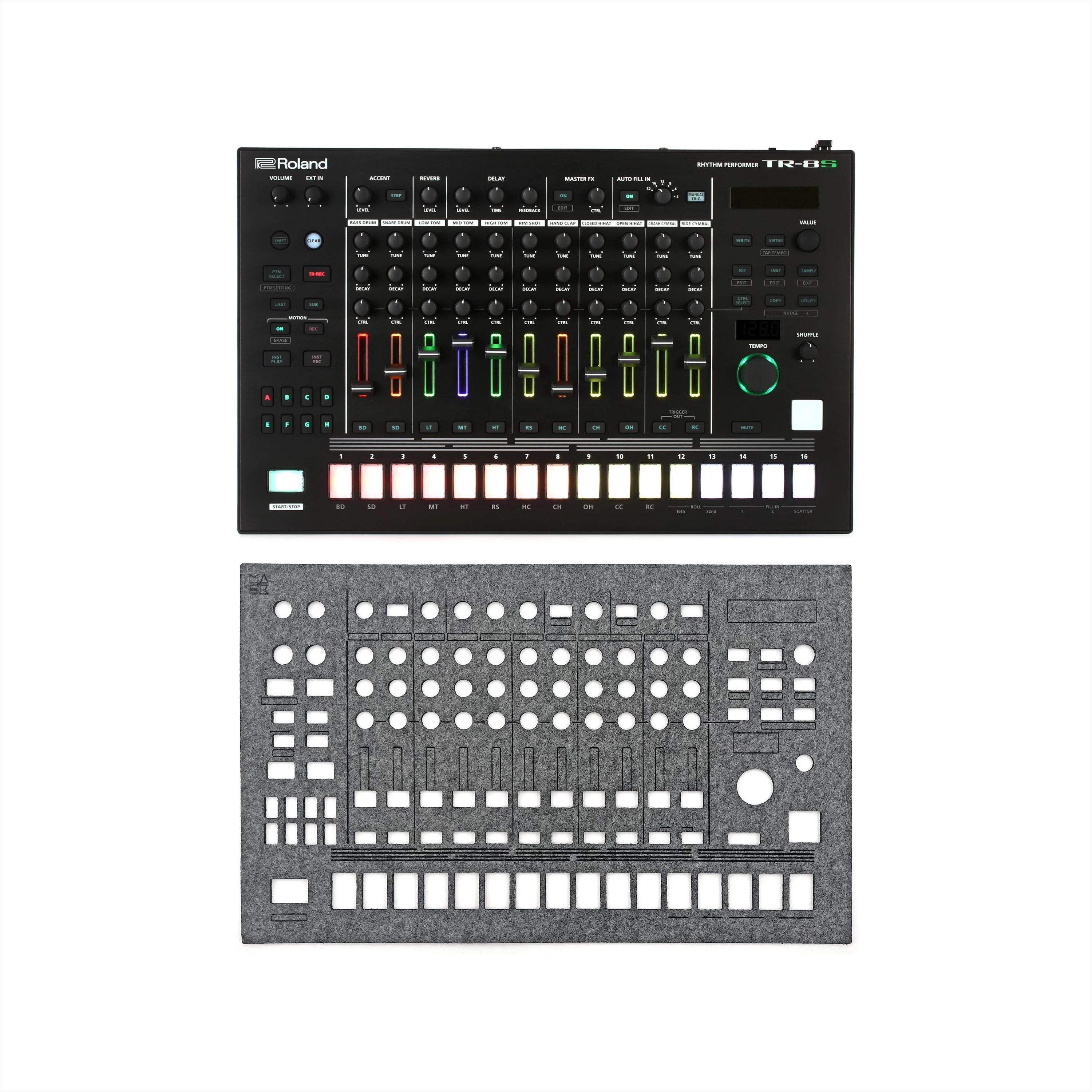 Roland TR-8S - Protective Dust Cover for Synthesizers & MIDI