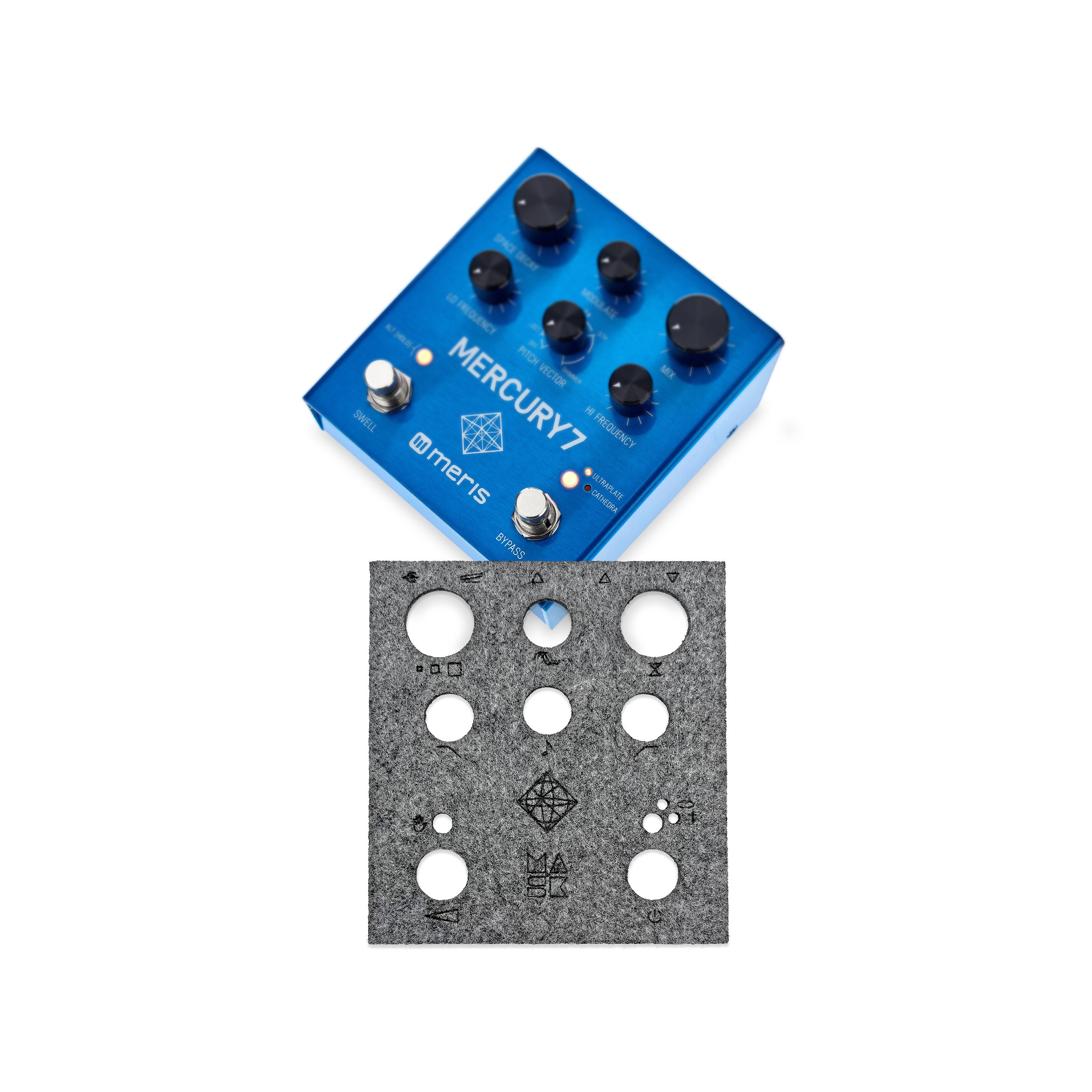Meris Mercury7 Dust Cover – Custom Protective Overlay for Effects