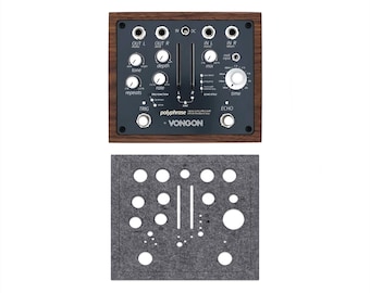 Vongon Polyphrase Dust Cover – Custom Protective Overlay for Effects Pedals