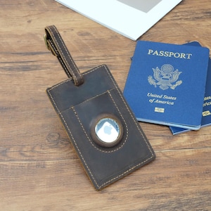 Personalized AirTag Luggage Tag, Custom Bag Tag for University Student,  Name Tags For Backpack, Wedding Gift, Travel Gift