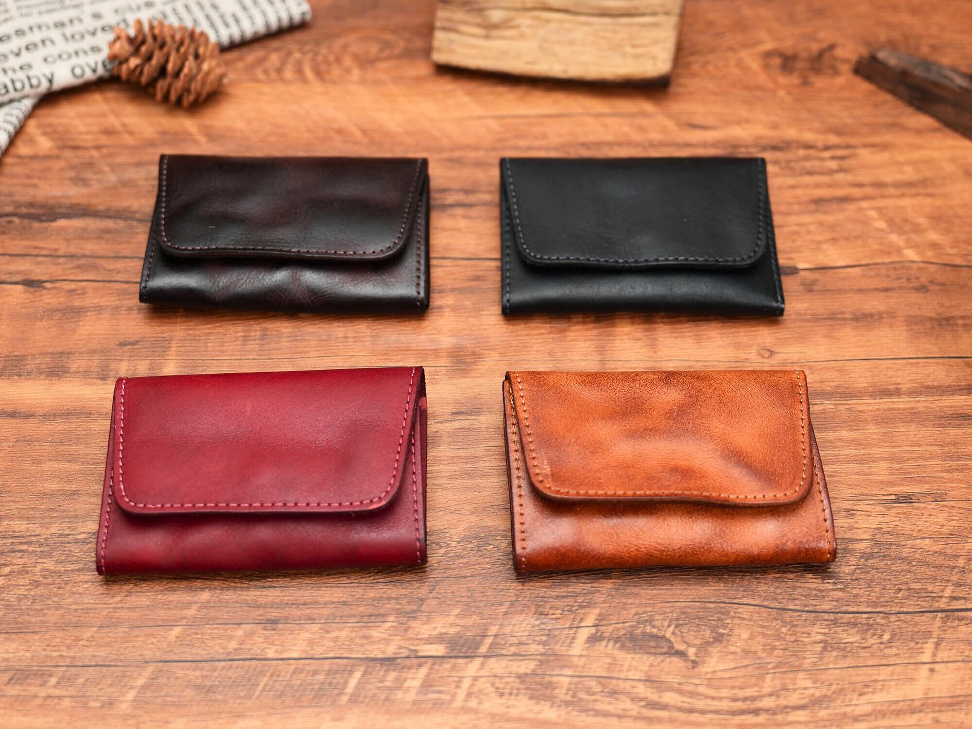 Personalized Leather Rosary Pouch & Coin Purse, Credit Card Holder, Cowhide Coin Purse, 1st Communion, Confirmation Gift, Gift for Catholics