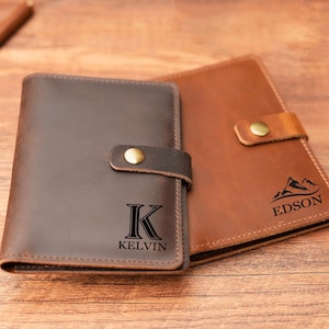 Funda de cuero personalizada para pasaporte, funda de cuero personalizada para pasaporte, billetera de viaje, estuche para pasaporte, protector de documentos de viaje, regalo de viaje