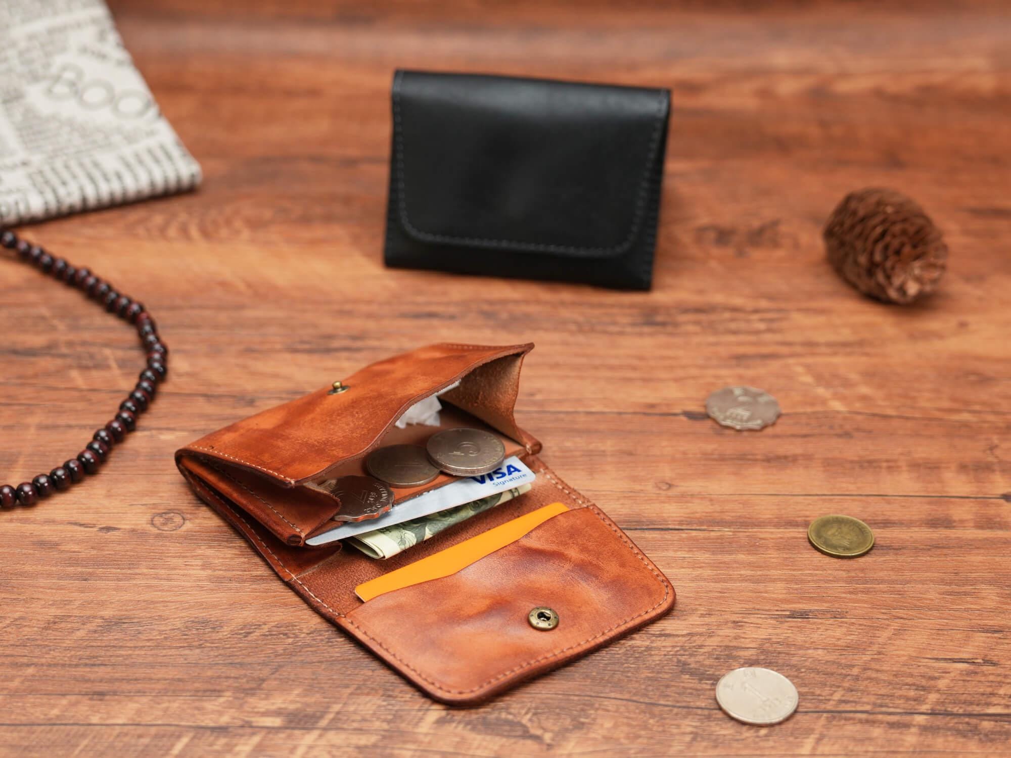 Personalized Leather Rosary Pouch & Coin Purse, Credit Card Holder, Cowhide Coin Purse, 1st Communion, Confirmation Gift, Gift for Catholics