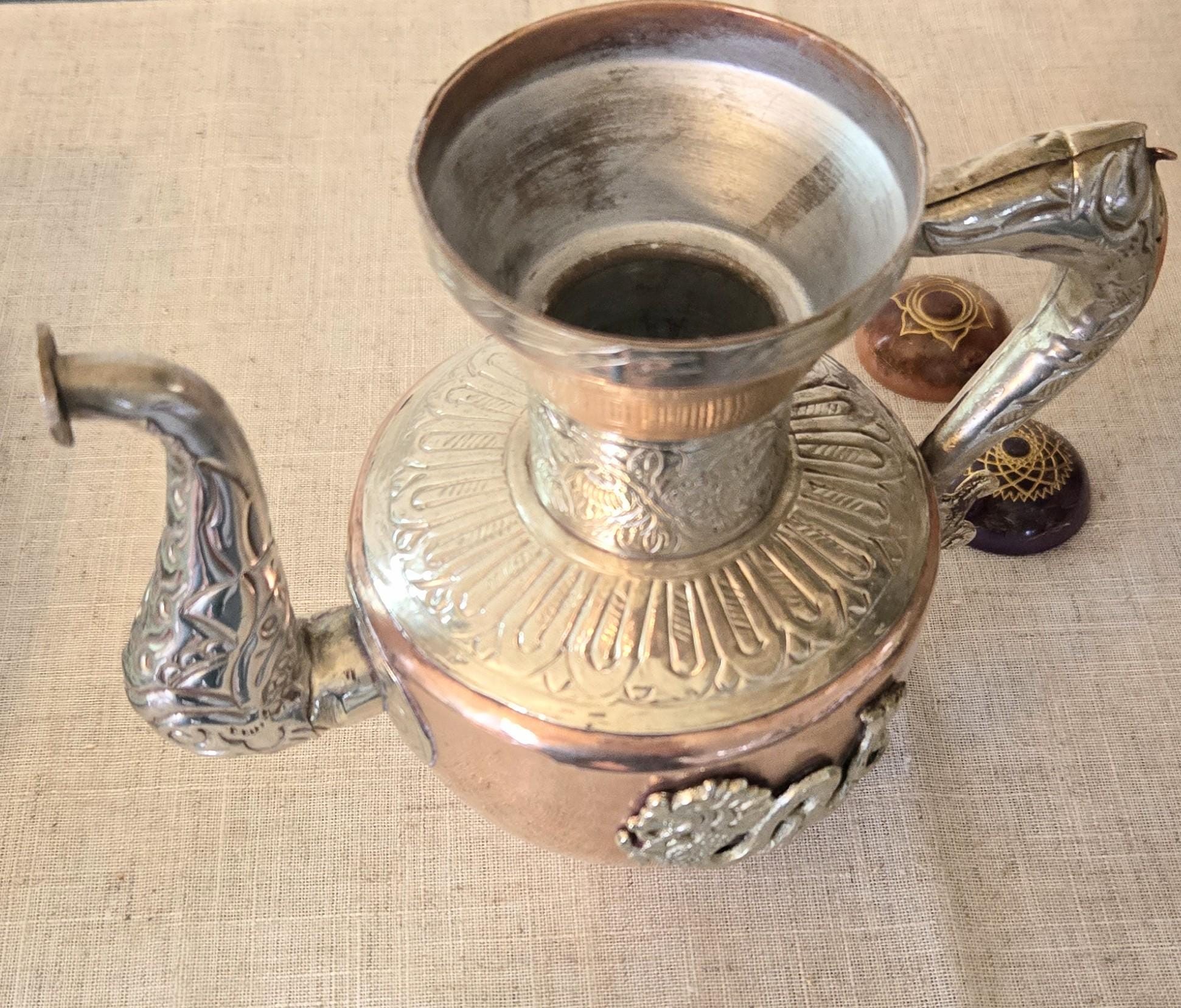 アンティークシルバーティーポットドラゴン - Etsy 日本